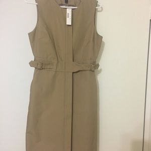 J.Crew military color sleevess dress in Medium